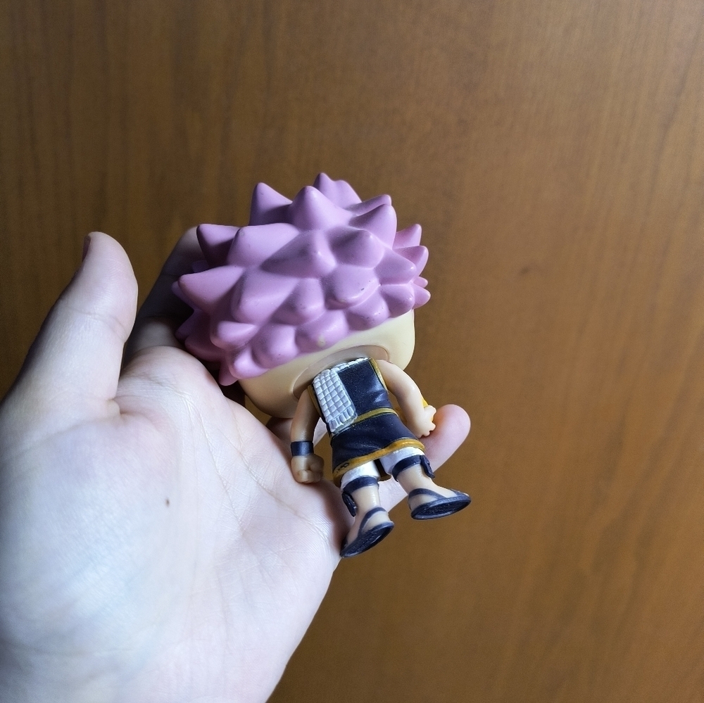 Anime Character Vinyl Figure with Pink Hair Funko POP Anime: Fairy Tail Natsu Ac - Picture 5 of 8